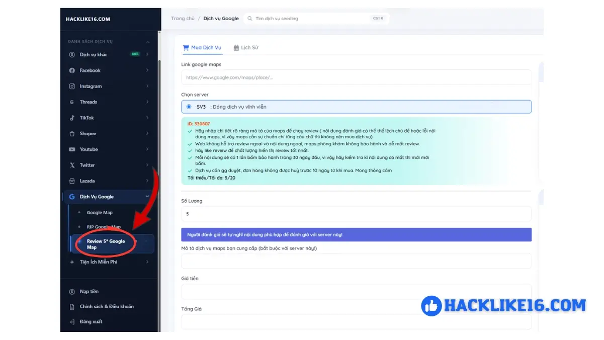 huong-dan-dung-dich-vu-tang-review-5-sao-google-maps-tai-hacklike16-com